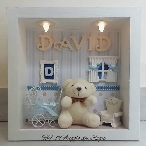 Quadretto bimbi con luci