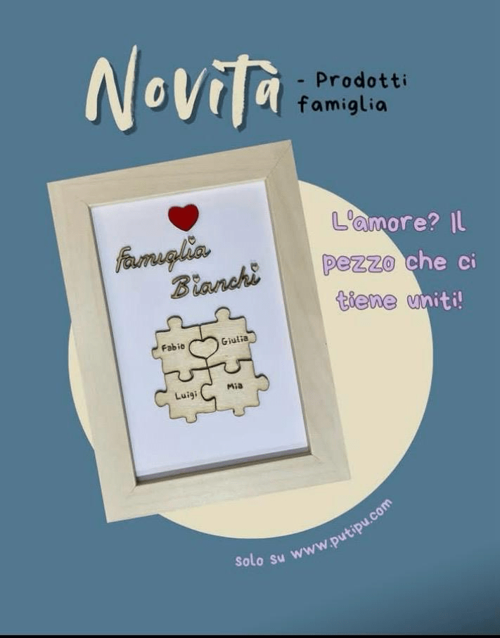 Quadretto famiglia PUZZLE