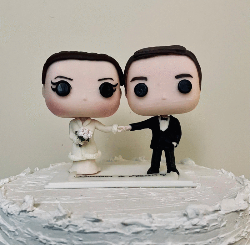 MiniNoi personalizzati Sposi / Cake Topper - immagine 5