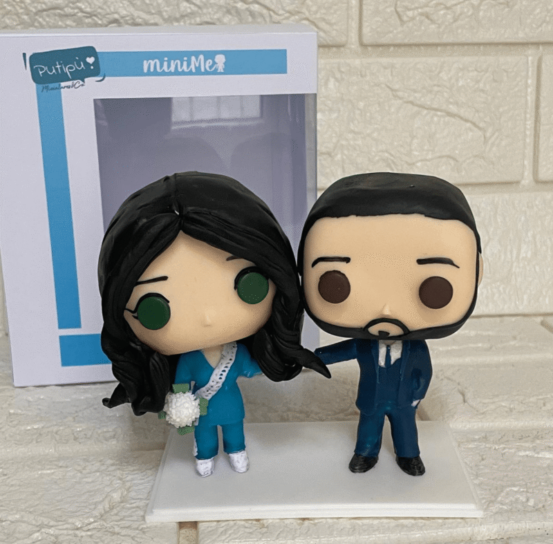 MiniNoi personalizzati Sposi / Cake Topper - immagine 6